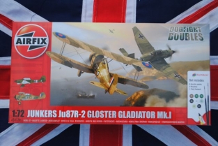 Airfix A50179 Junkers Ju87R-2 & Gloster Gladiator Mk.I 